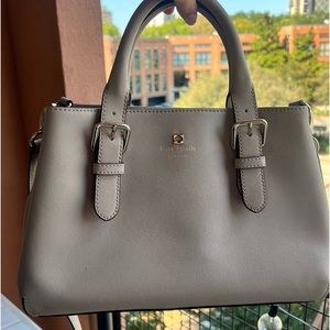 Kate Spade Nude Purse with Adjustable/ Removable Strap and 3 Inside Pockets